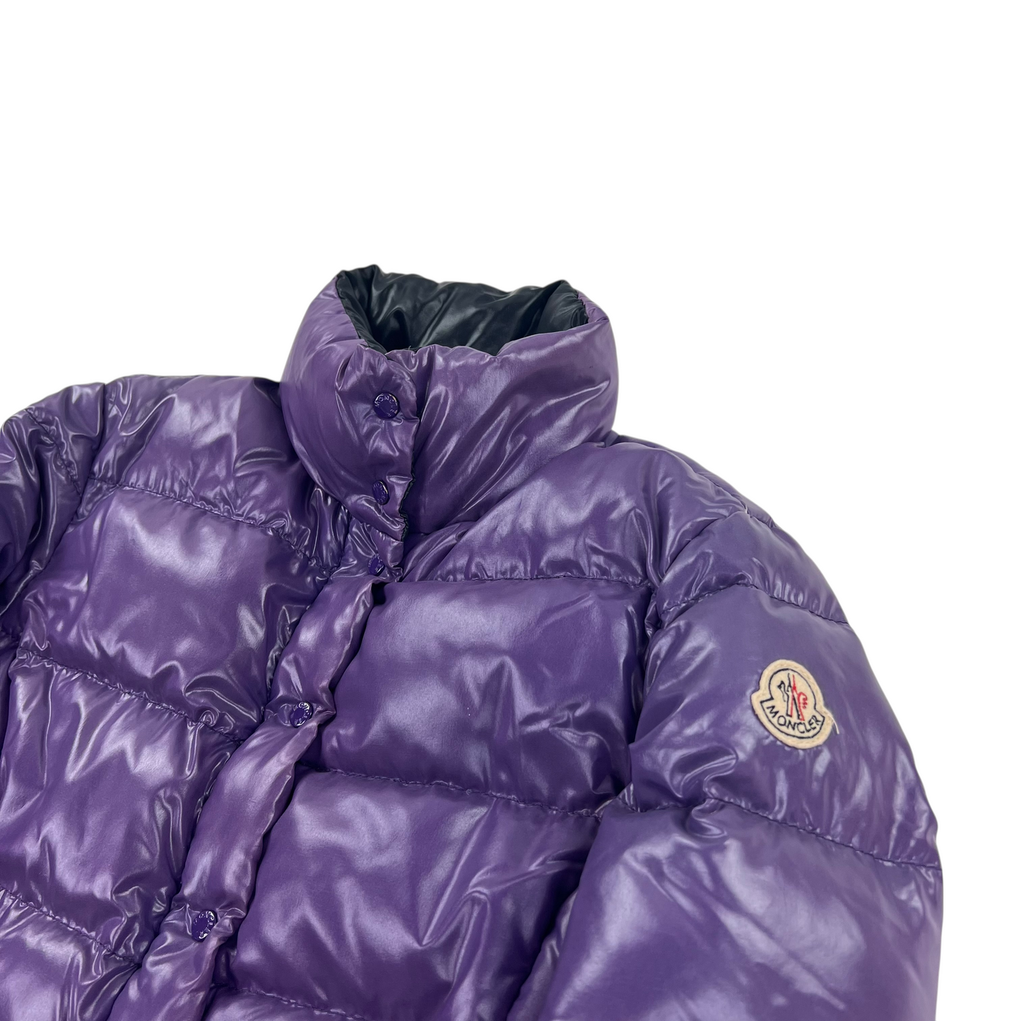 Moncler Bady Puffer Jacket - Women M purple