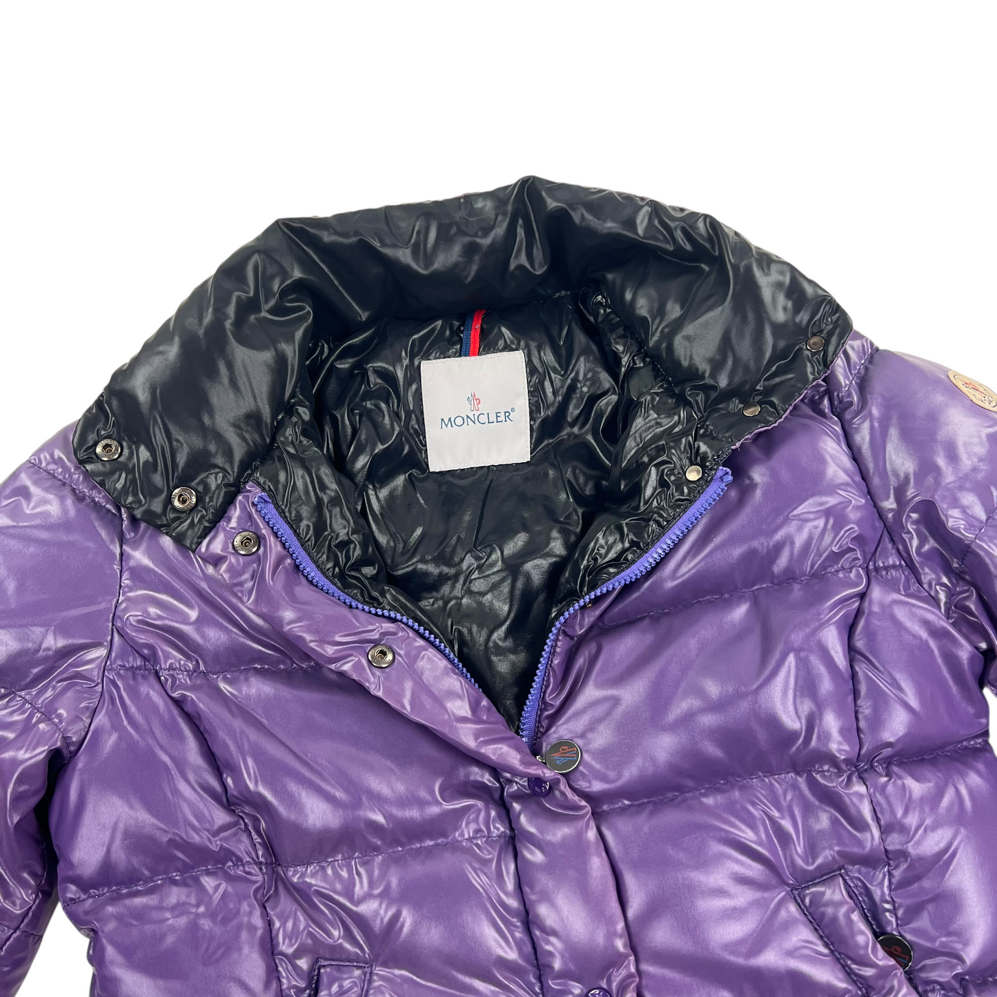 Moncler Bady Puffer Jacket - Women M purple