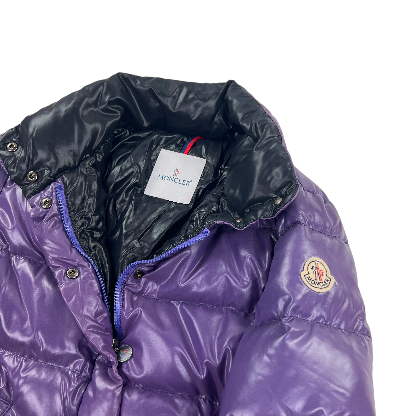Moncler Bady Puffer Jacket - Women M purple