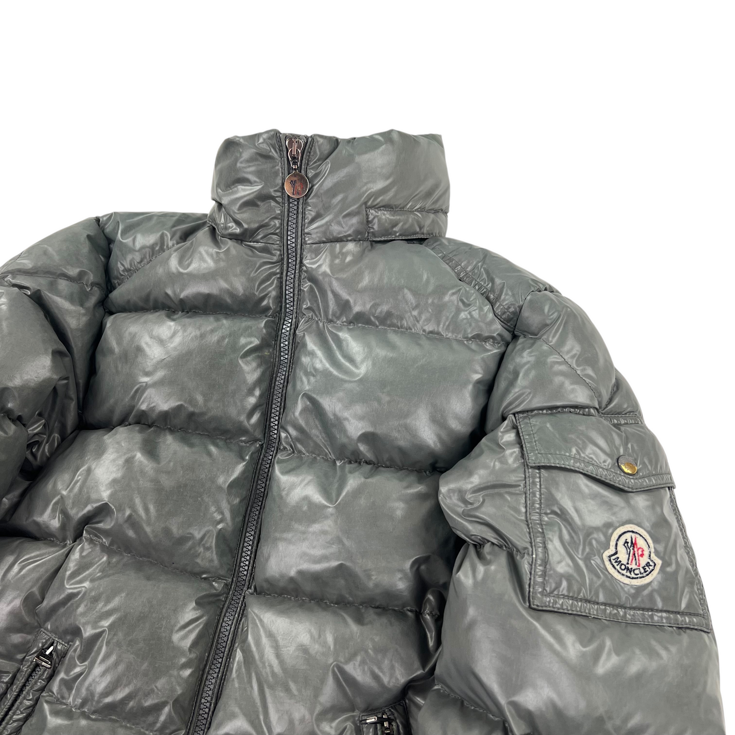 Moncler Bady Puffer Jacket - Women S Kids 164 silver