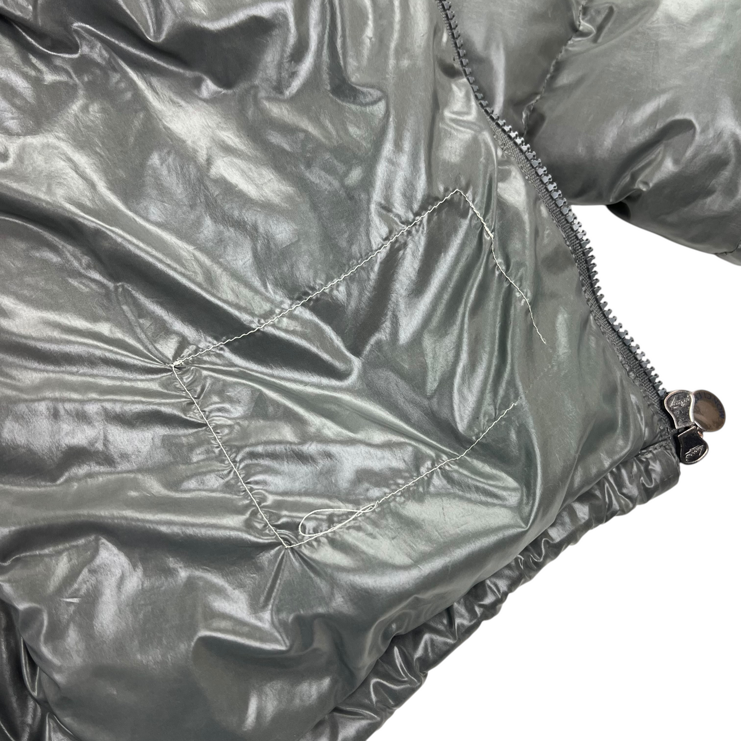 Moncler Bady Puffer Jacket - Women S Kids 164 silver