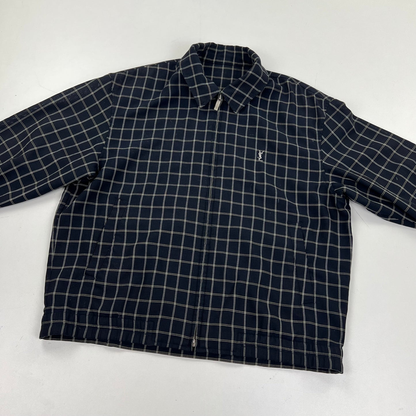 YSL Yves Saint Laurent Harrington Windbreaker Jacket - L