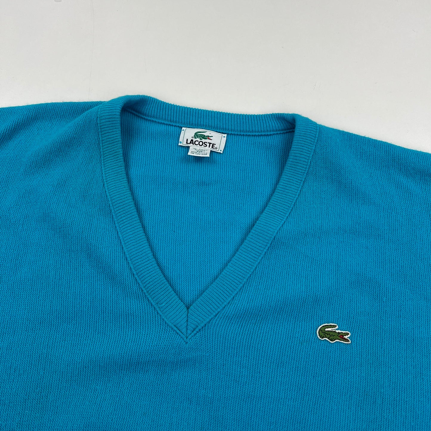 Vintage ZOD Lacoste V-Neck Sweater - XL