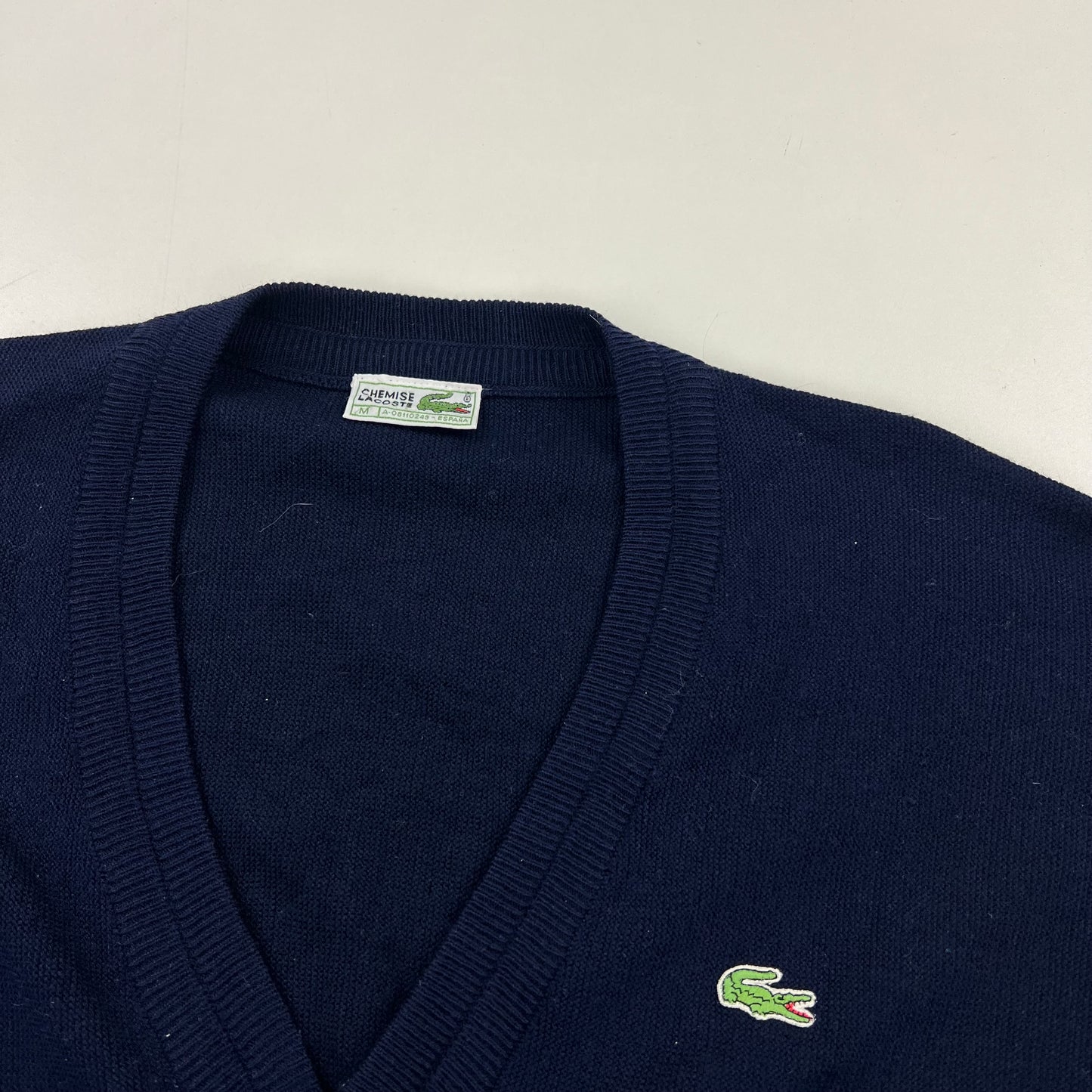 Vintage ZOD Lacoste Cardigan Jacket Sweater - XL