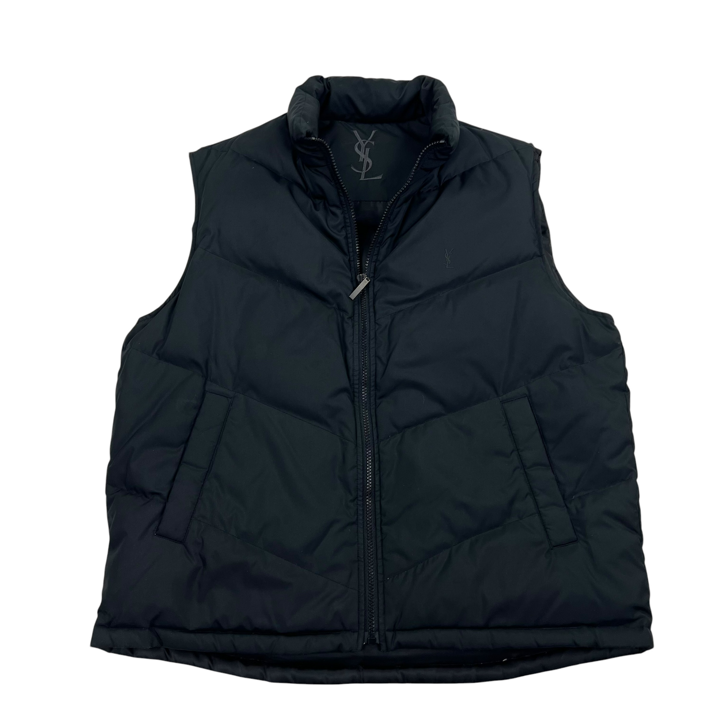 YSL Yves Saint Laurent Vest Puffer Gilet Jacket - L