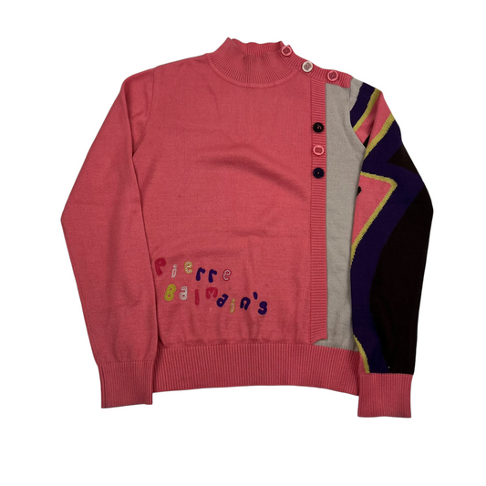 Vintage Pierre Balmain Cotton Wool Sweater - Women XS
