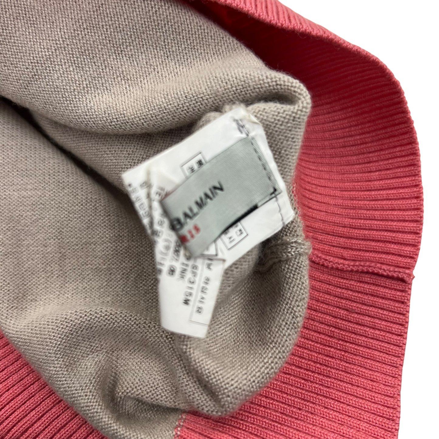 Vintage Pierre Balmain Cotton Wool Sweater - Women XS