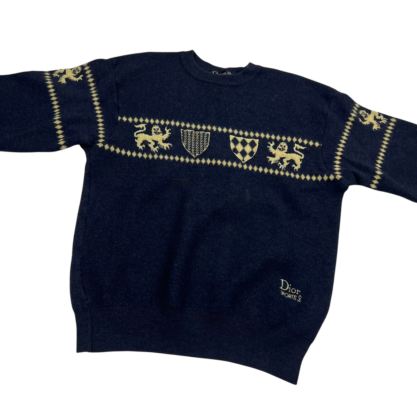 Vintage Christian Dior Monsieur Sports Sweater - Women M