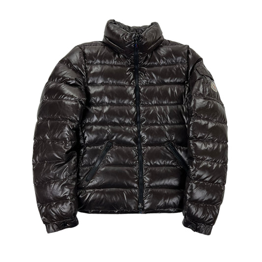 Moncler Bady Shiny Puffer Jacket - Women XS brown