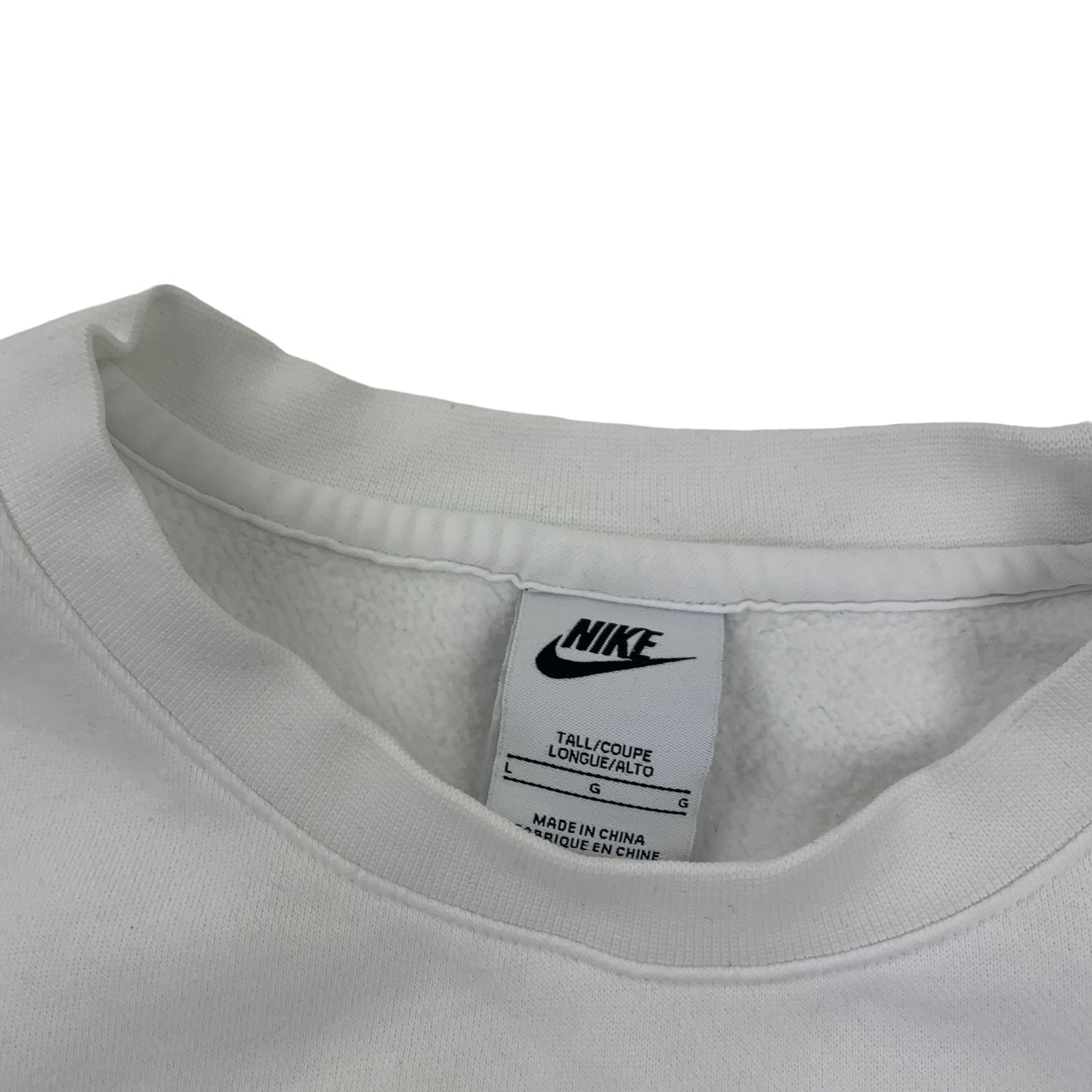Nike Sweatshirt (white) Sweater - L