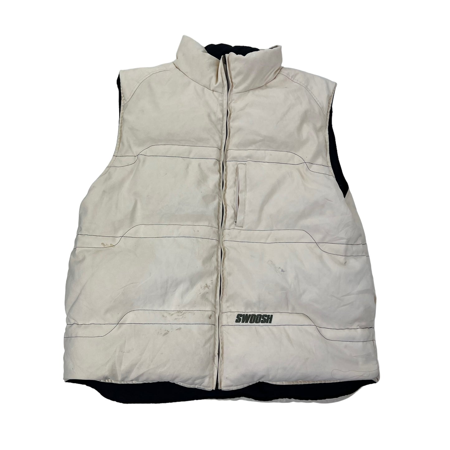 Vintage Nike Swoosh Reversible Vest Reverse Gilet - XL