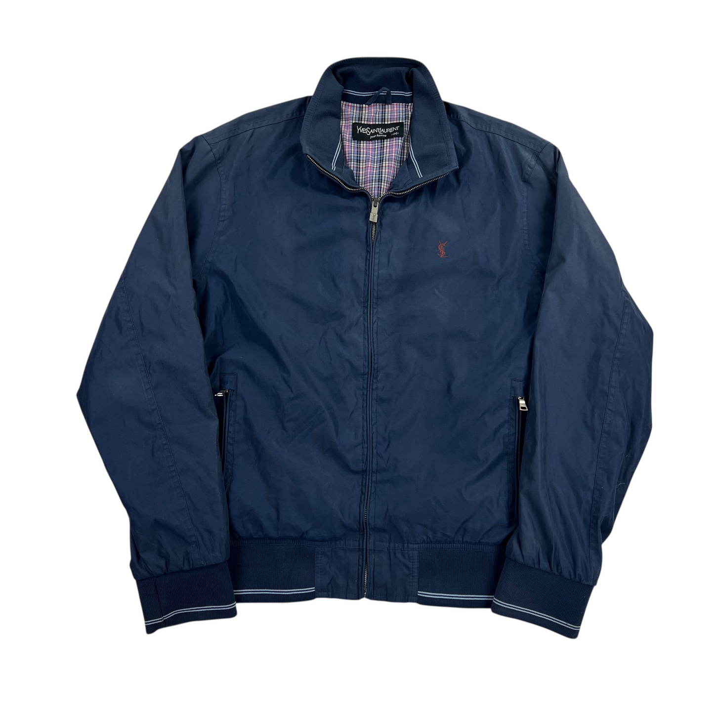 YSL Yves Saint Laurent Windbreaker Harrington Jacket - L