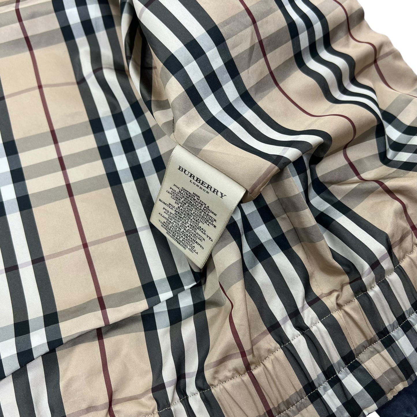 Vintage Burberry Harrington Windbreaker Jacket - M