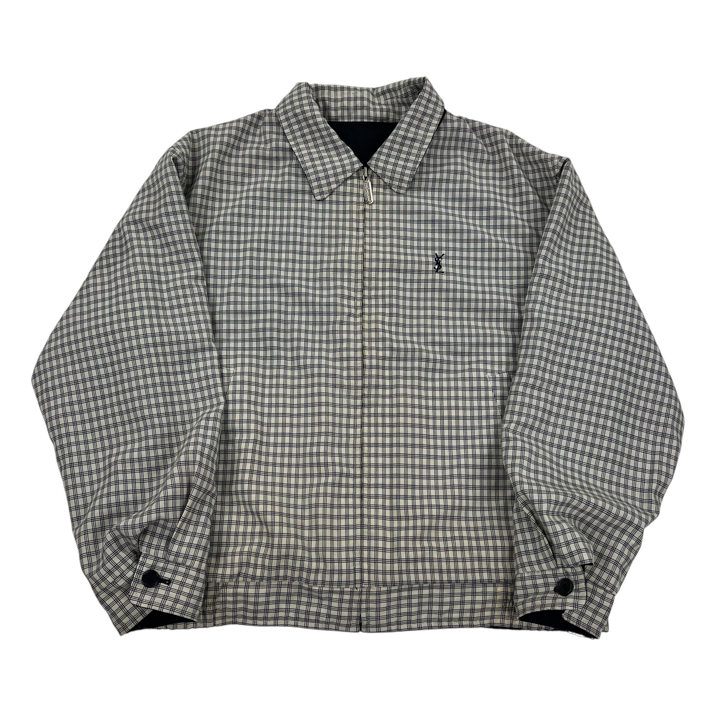 YSL Yves Saint Laurent Windbreaker Harrington Jacket - L