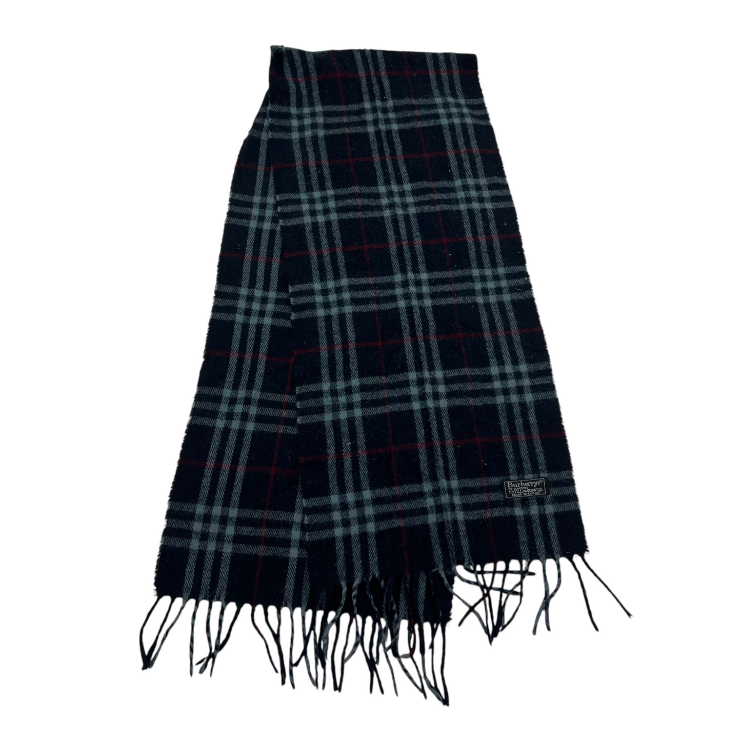 Burberry Wool Lambswool Muffler Scarf Schal Halstuch