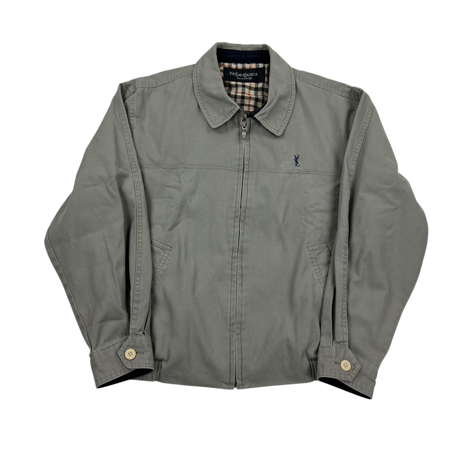 YSL Yves Saint Laurent Windbreaker Harrington Jacket - S/M