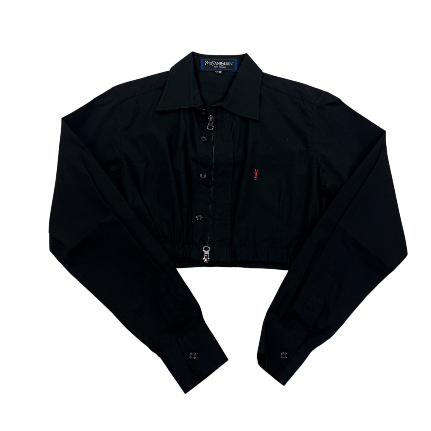 YSL Yves Saint Laurent Crop Top Jacket - Women S