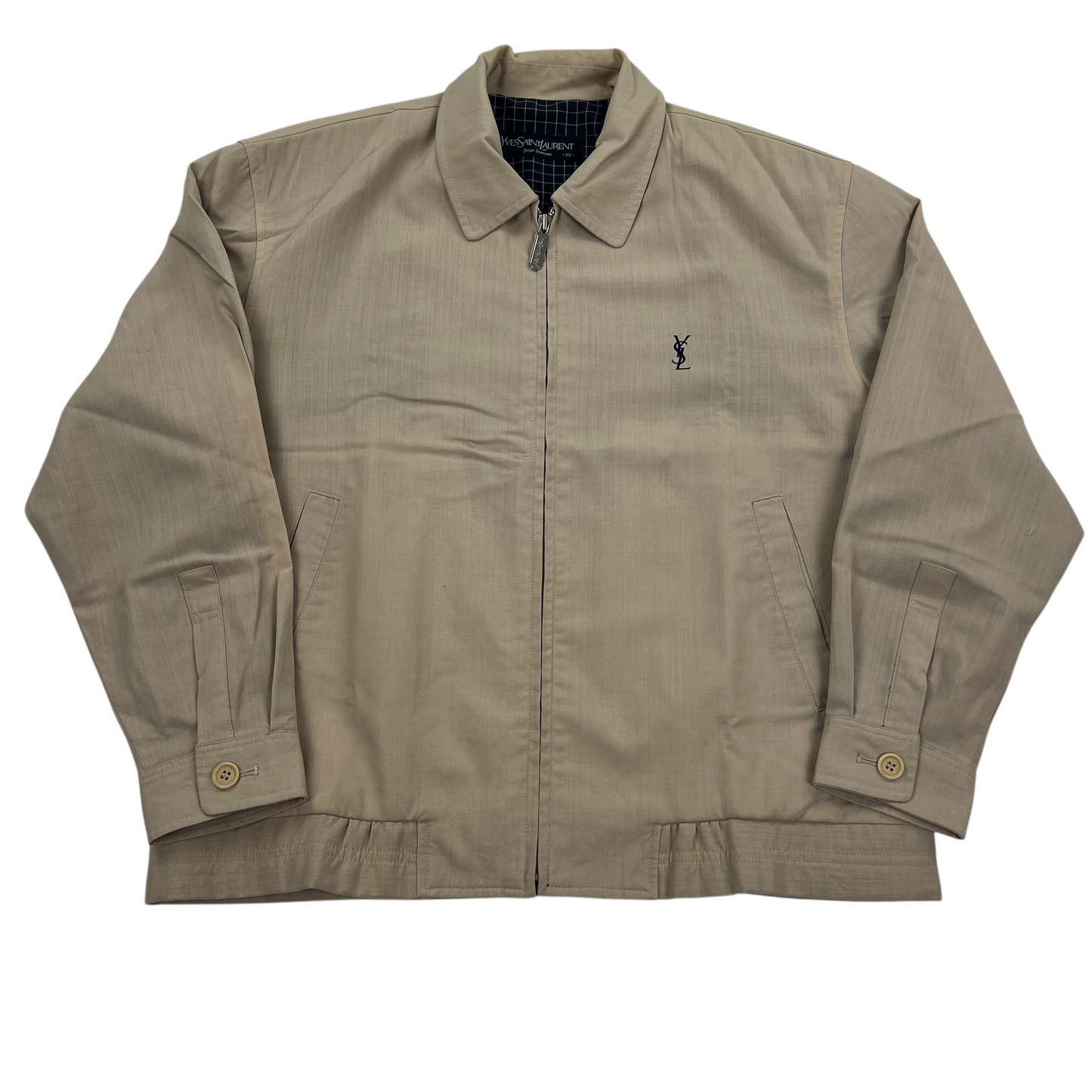 YSL Yves Saint Laurent Windbreaker Harrington Jacket - M