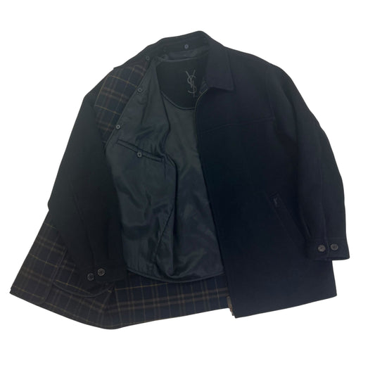 Yves Saint Laurent Wool Coat Outdoor Jacket - L
