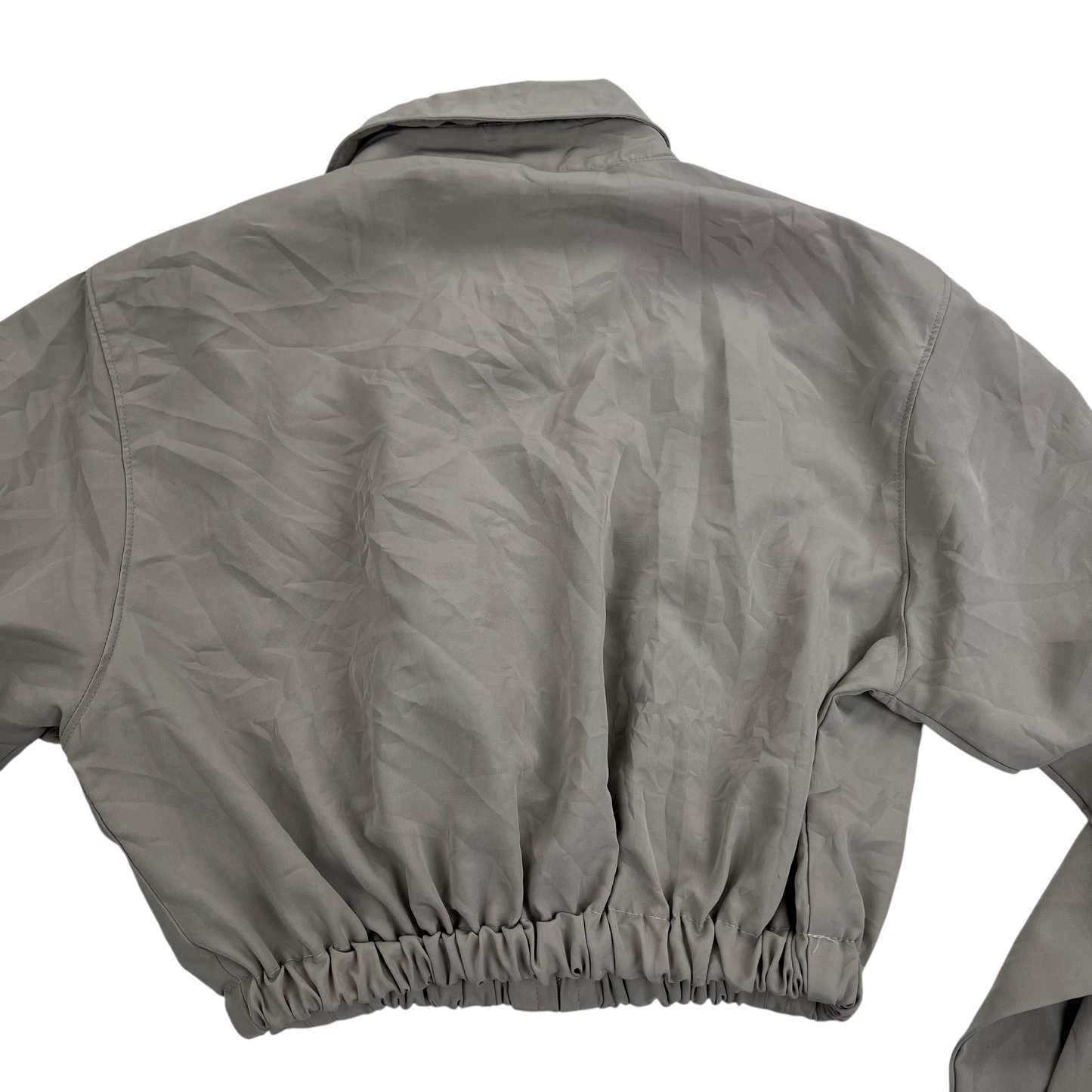 YSL Yves Saint Lauren Windbreaker Harrington Crop Top - S