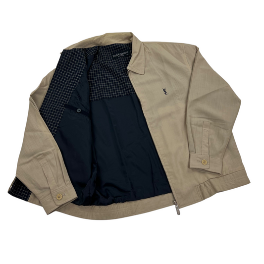 YSL Yves Saint Laurent Windbreaker Harrington Jacket - M