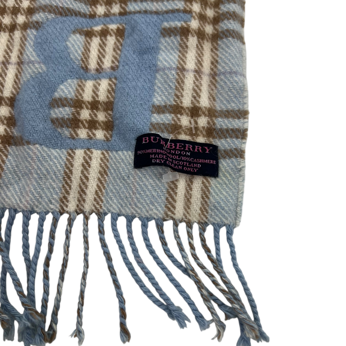 Burberry Wool Merino Muffler Scarf Schal Halstuch