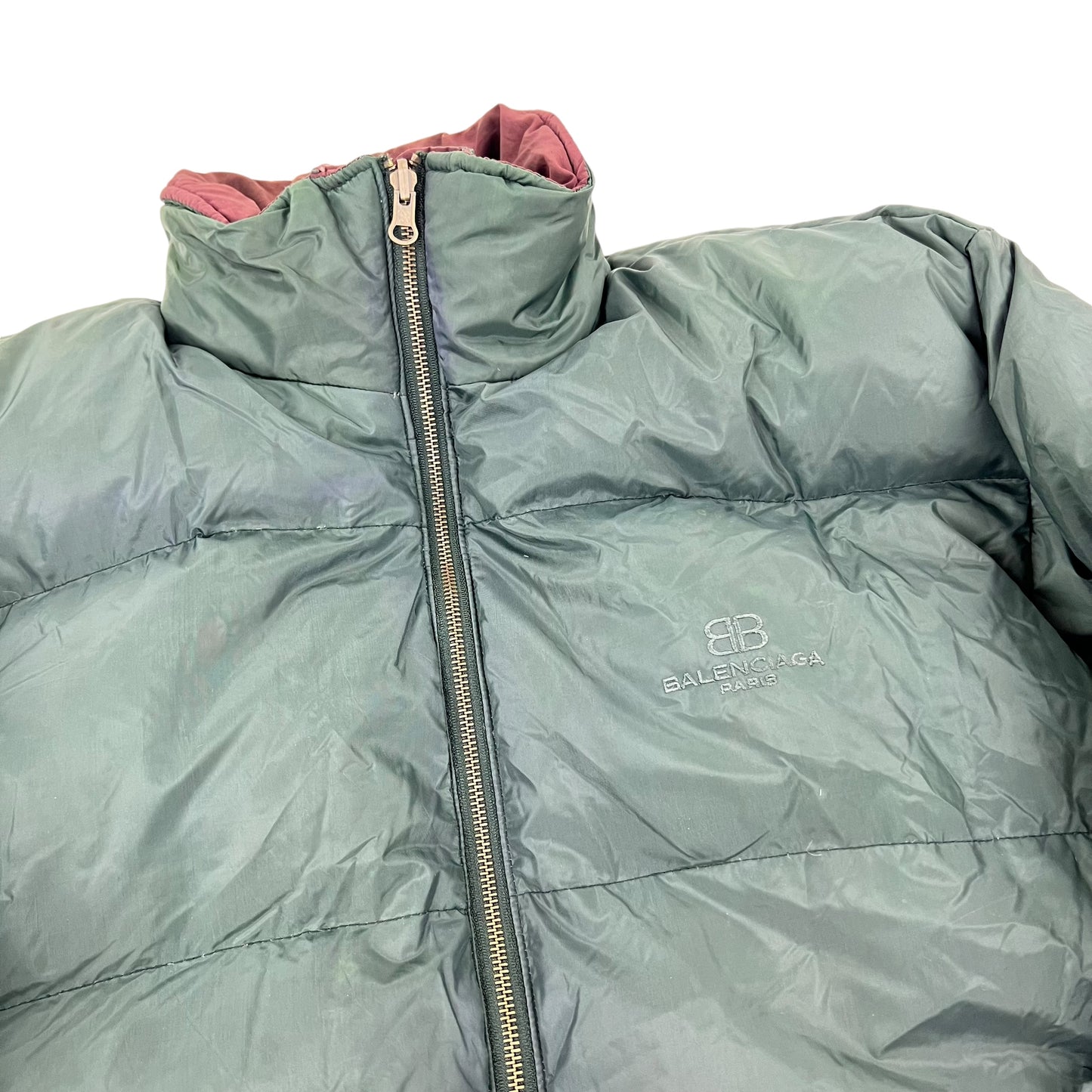 Vintage 90s Balenciaga Reversible Puffer - L