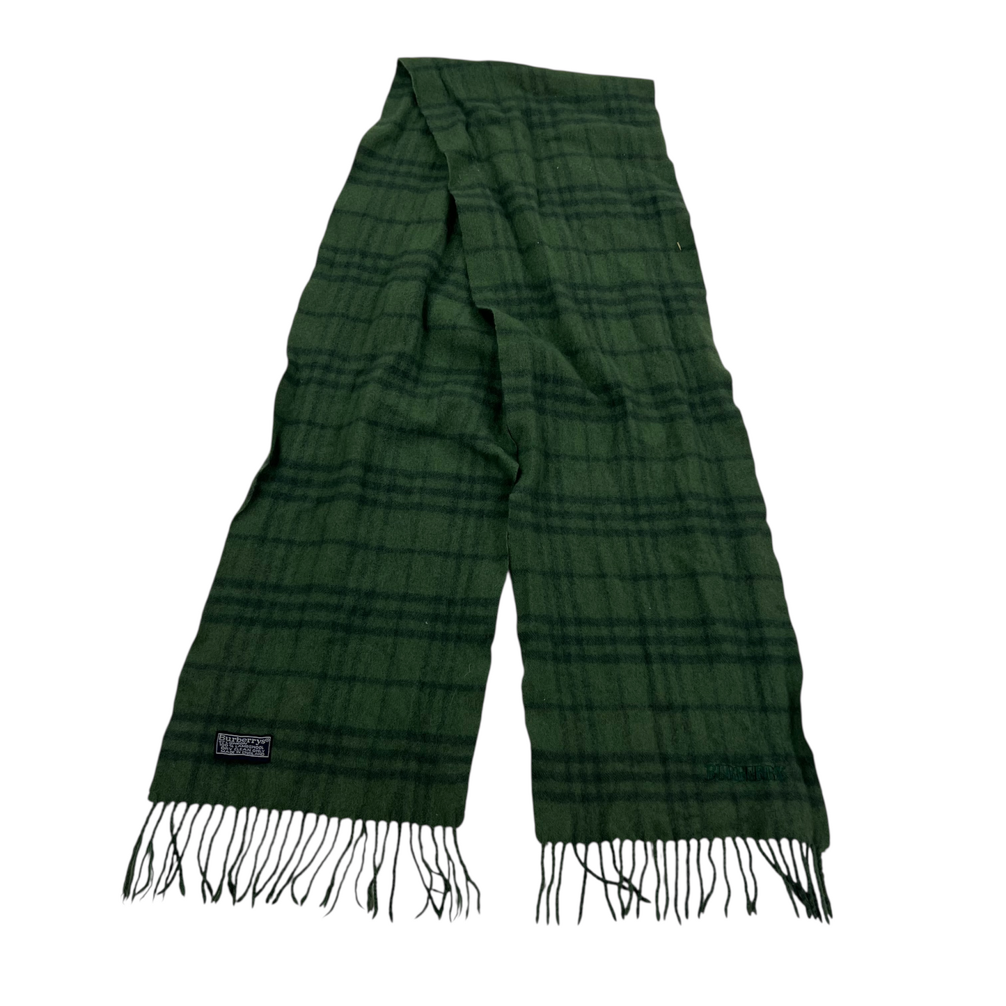 Burberry Wool Lambswool Muffler Scarf Schal Halstuch