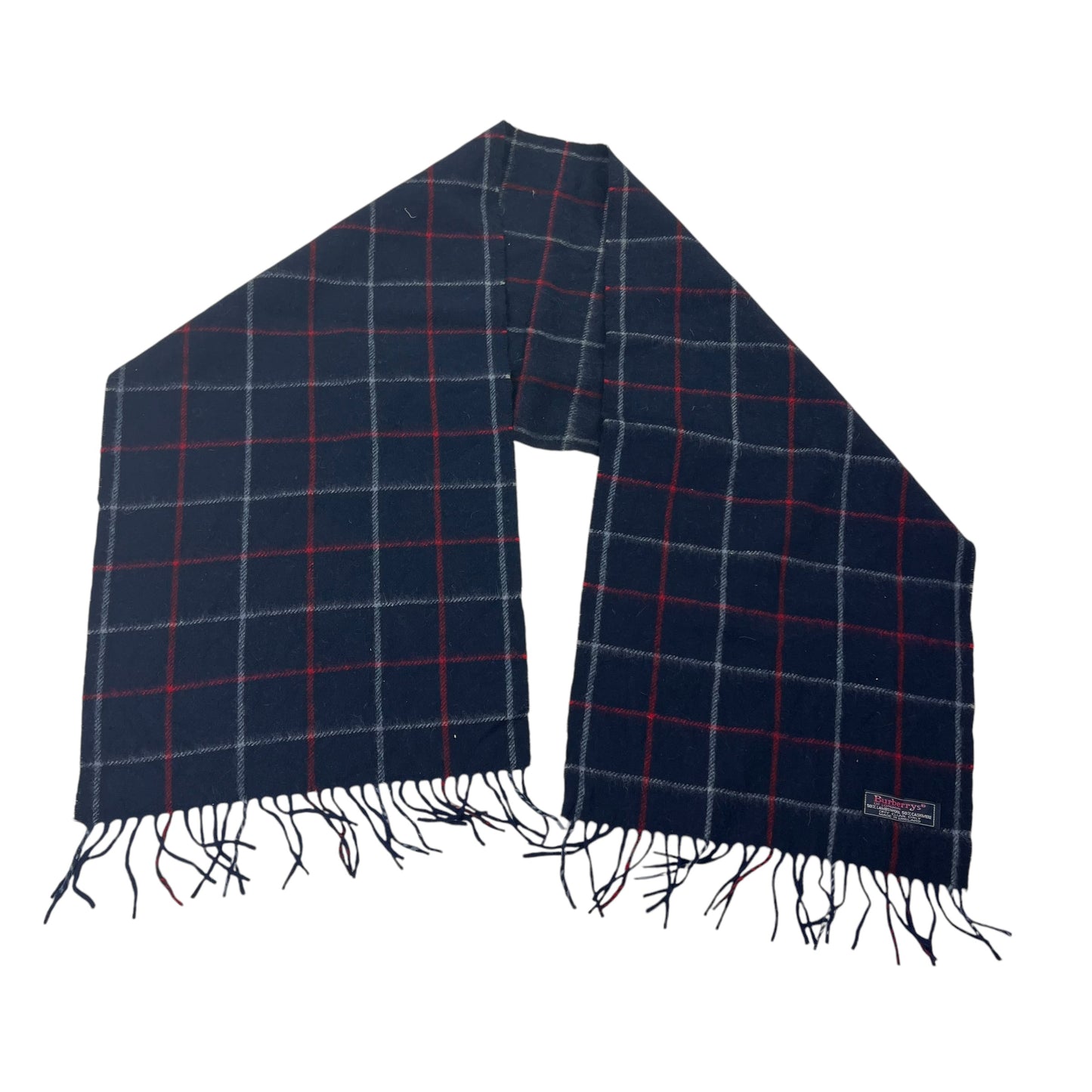 Burberry Cashmere Lambswool Wool Wolle Scarf / Schal Halstuch