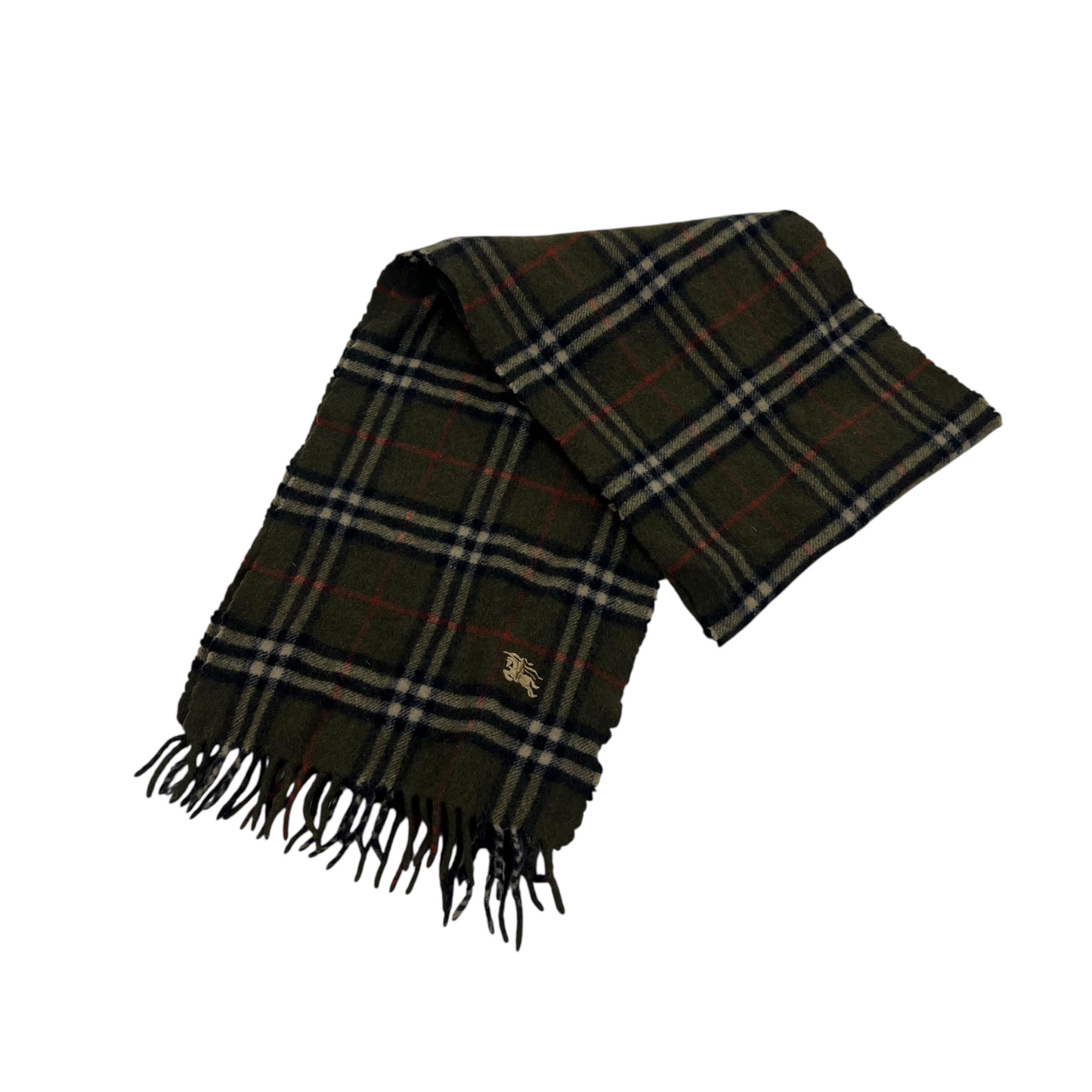 Burberry Wool Lambswool Muffler Scarf Schal Halstuch
