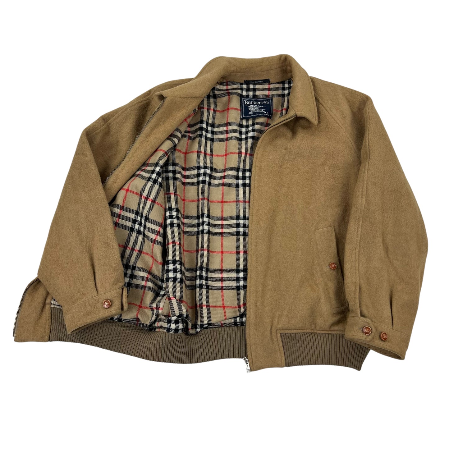 Vintage Burberry Wool Jacket Blouson - L