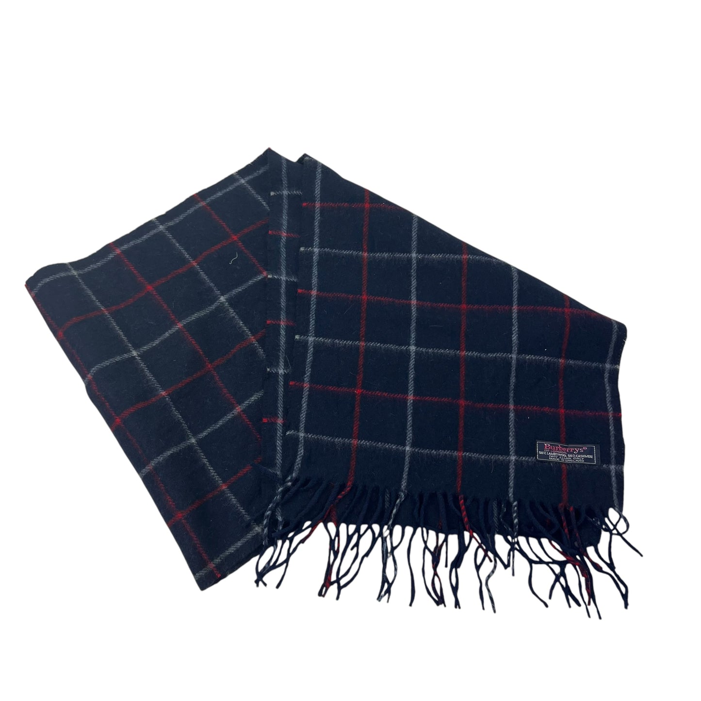 Burberry Cashmere Lambswool Wool Wolle Scarf / Schal Halstuch