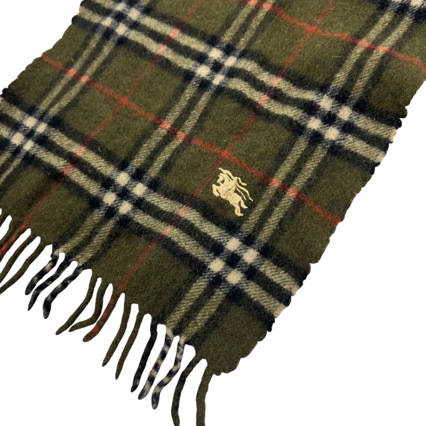 Burberry Wool Lambswool Muffler Scarf Schal Halstuch