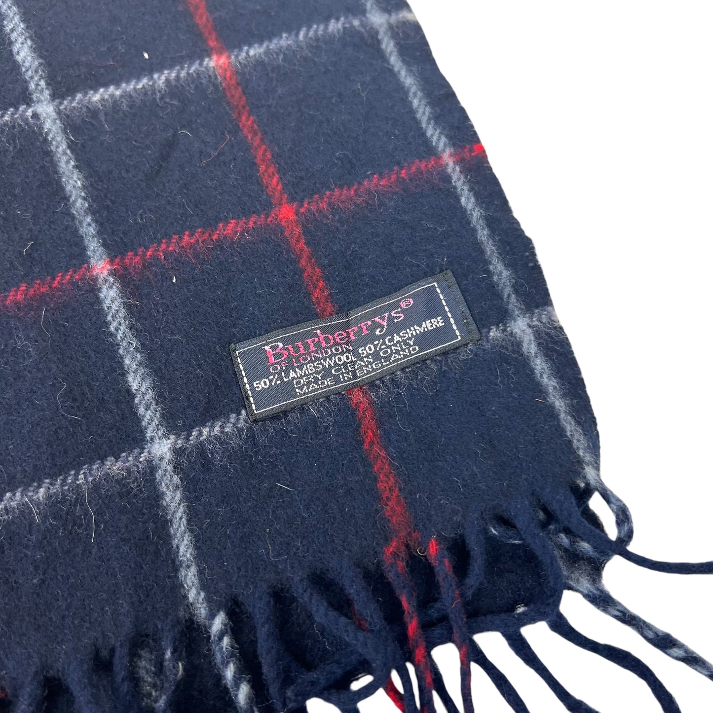 Burberry Cashmere Lambswool Wool Wolle Scarf / Schal Halstuch