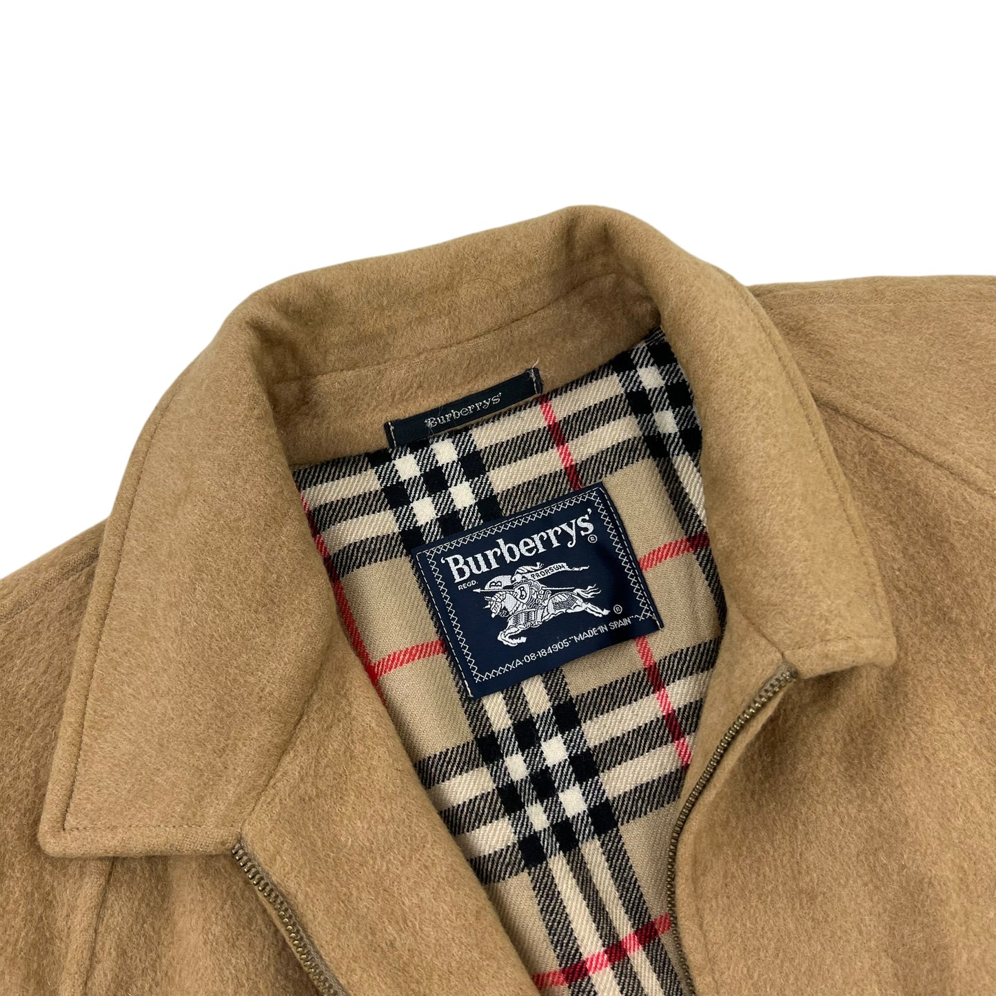 Vintage Burberry Wool Jacket Blouson - L