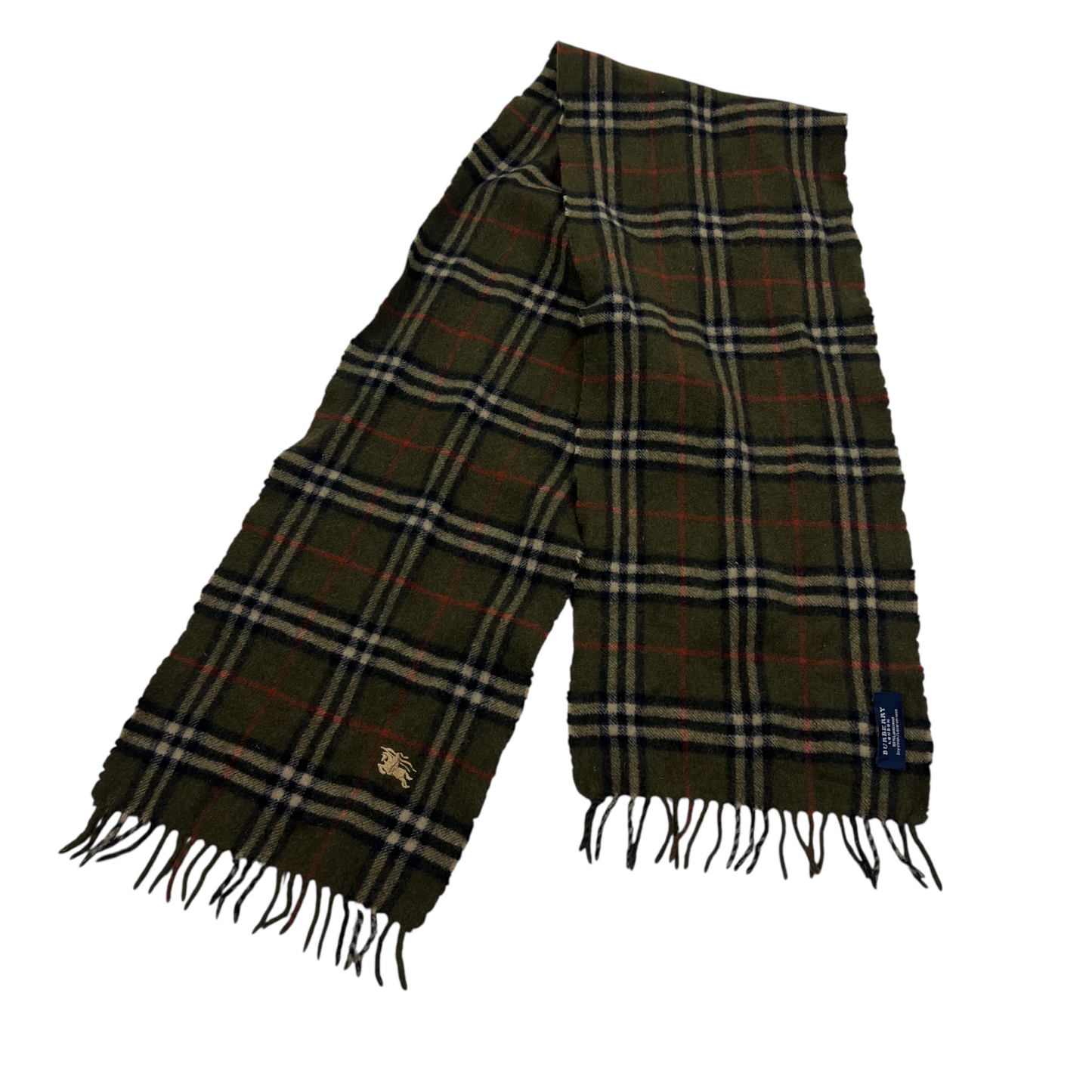 Burberry Wool Lambswool Muffler Scarf Schal Halstuch