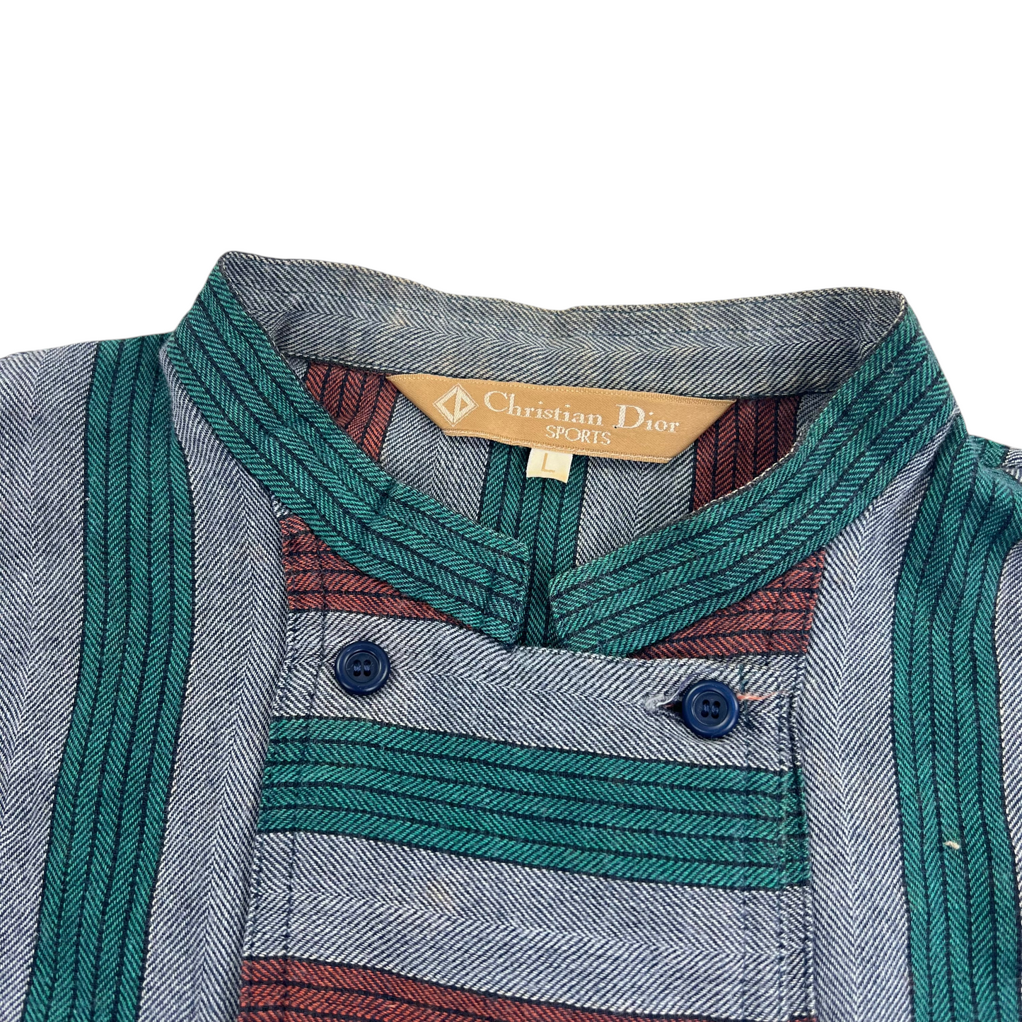 Christian Dior Button Up Longsleeve Shirt Sweater - Women L