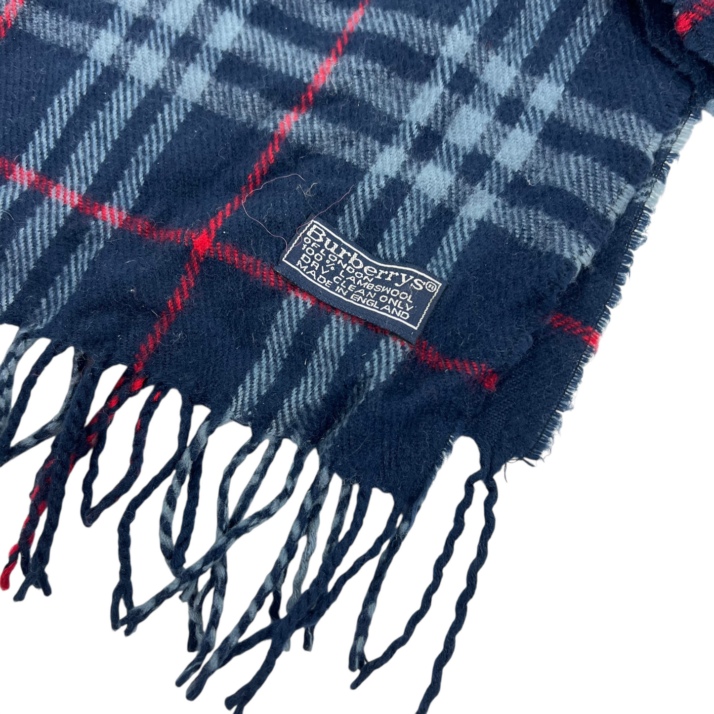 Burberry Wool Lambswool Muffler Scarf Schal Halstuch