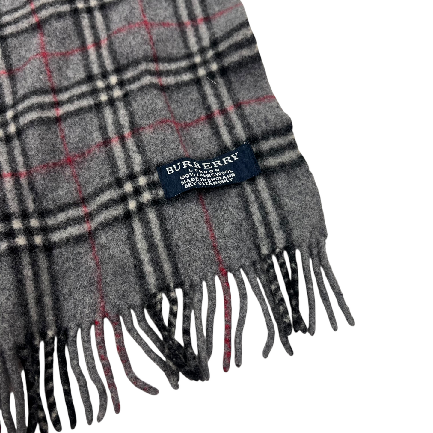 Burberry Wool Lambswool Muffler Scarf Schal Halstuch