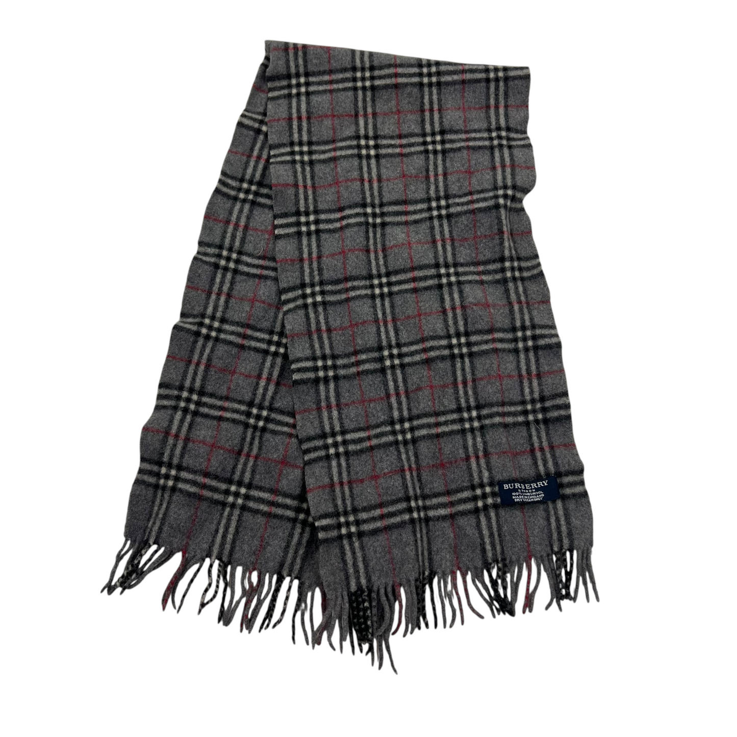 Burberry Wool Lambswool Muffler Scarf Schal Halstuch