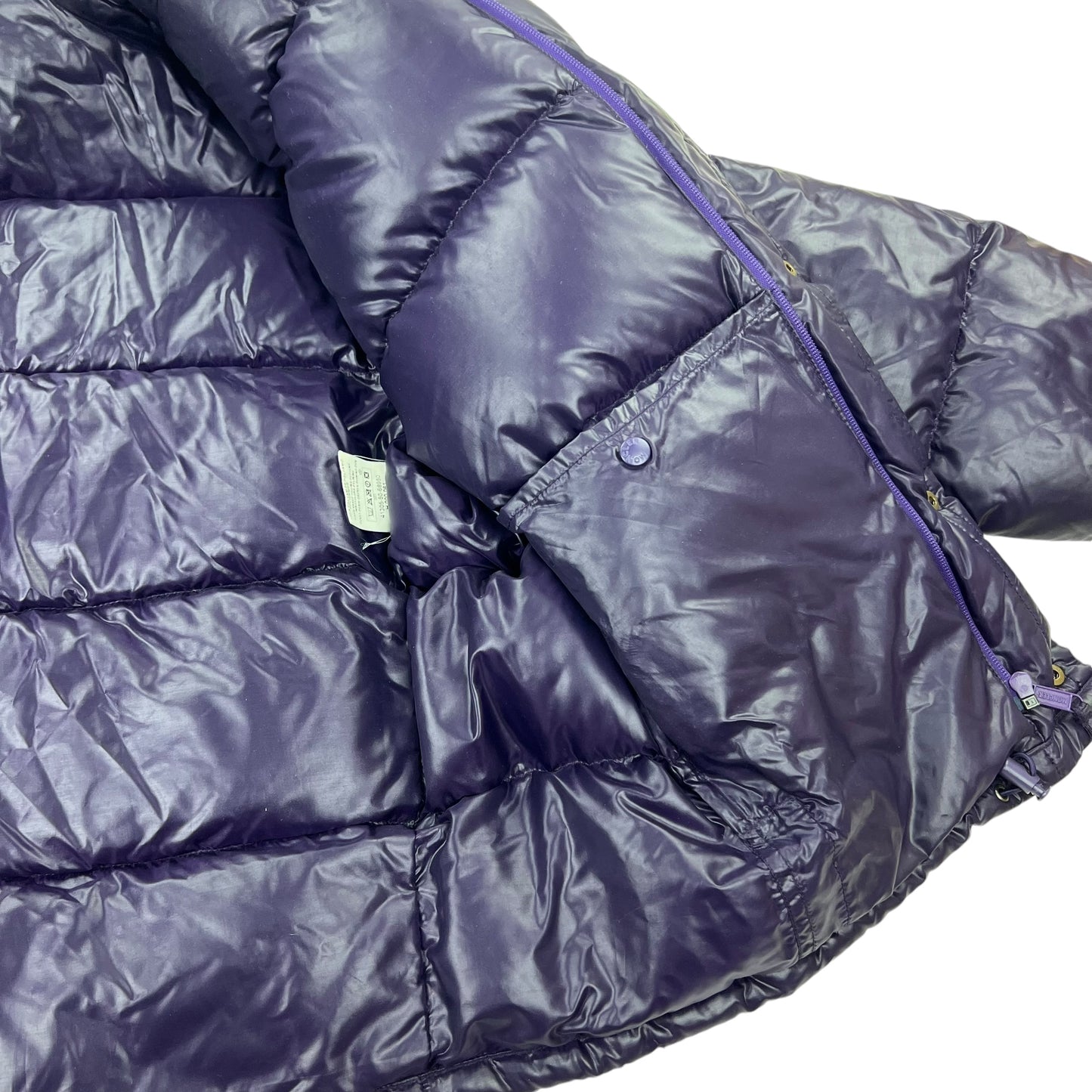 Vintage 90s Moncler Blue label purple Puffer - XL