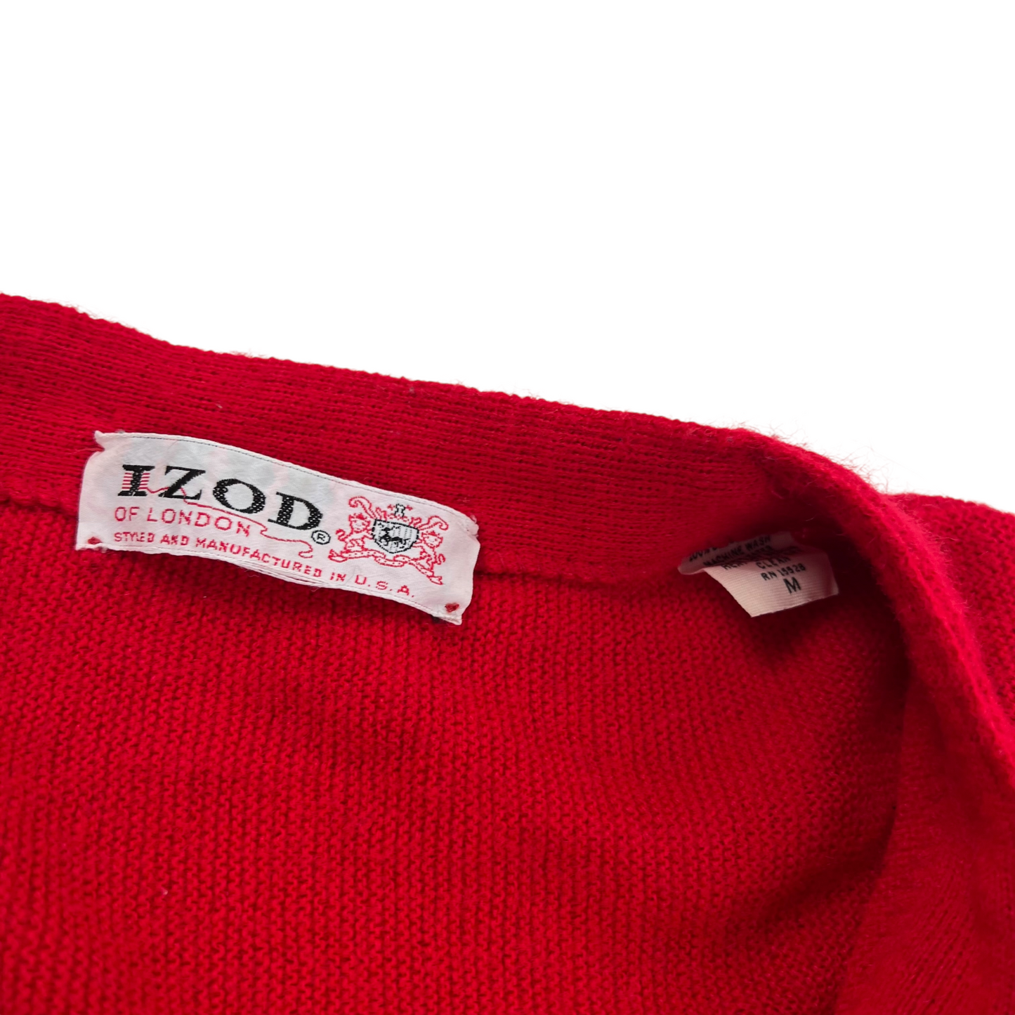 Vintage ZOD Lacoste V-Neck Sweater - M