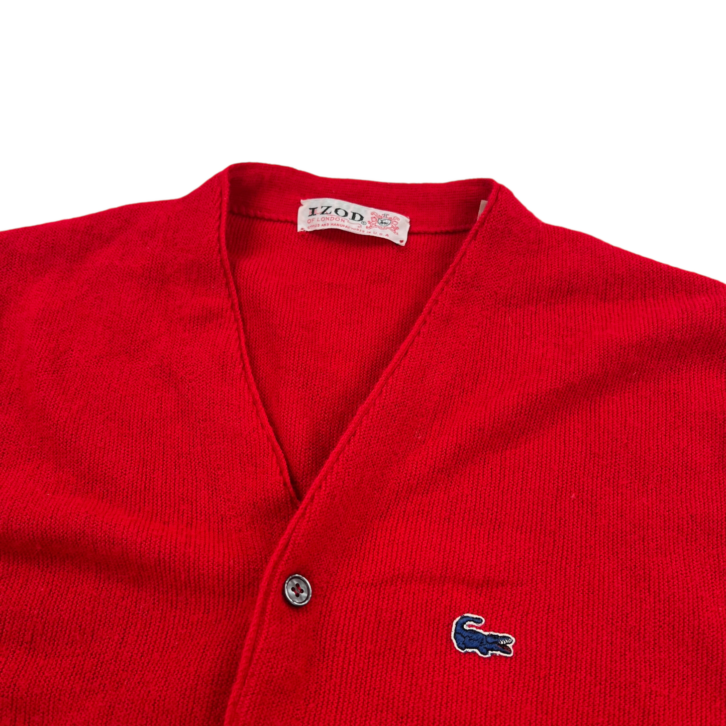 Vintage ZOD Lacoste V-Neck Sweater - M