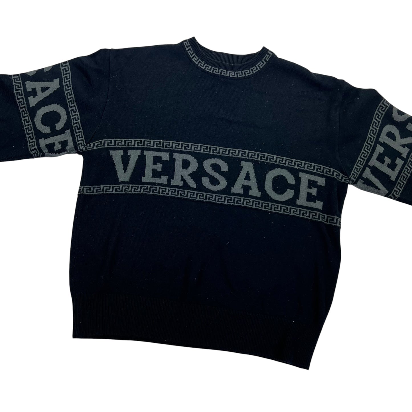 Vintage Gianni Versace Spellout Sweater - L