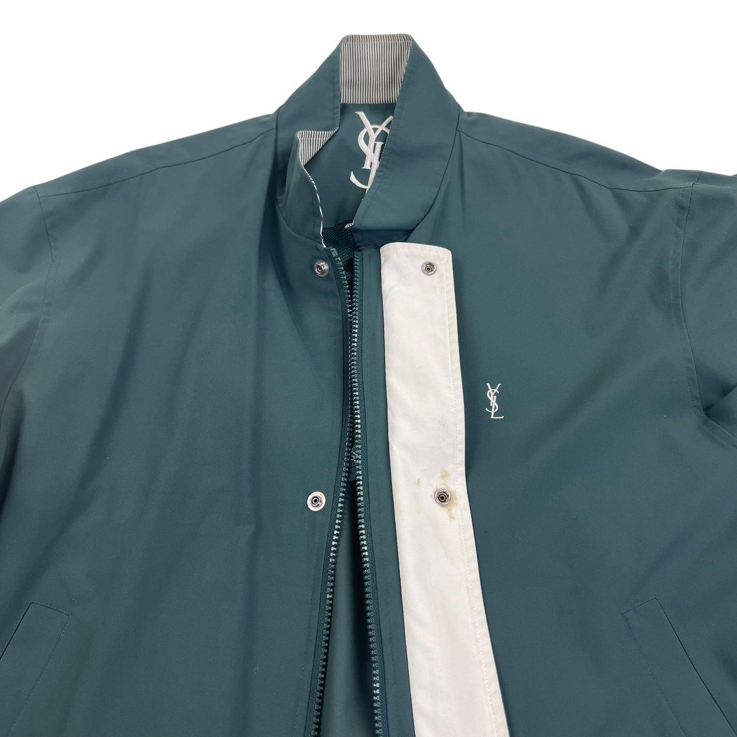 YSL Yves Saint Laurent Windbreaker Harrington Jacket - L