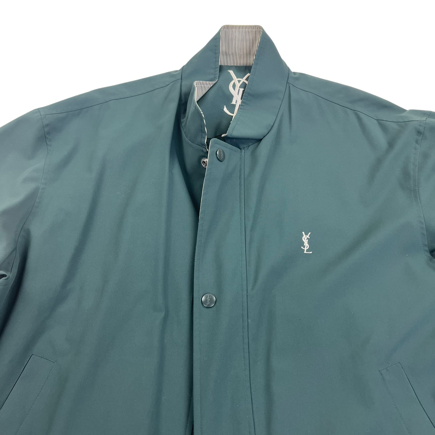 YSL Yves Saint Laurent Windbreaker Harrington Jacket - L