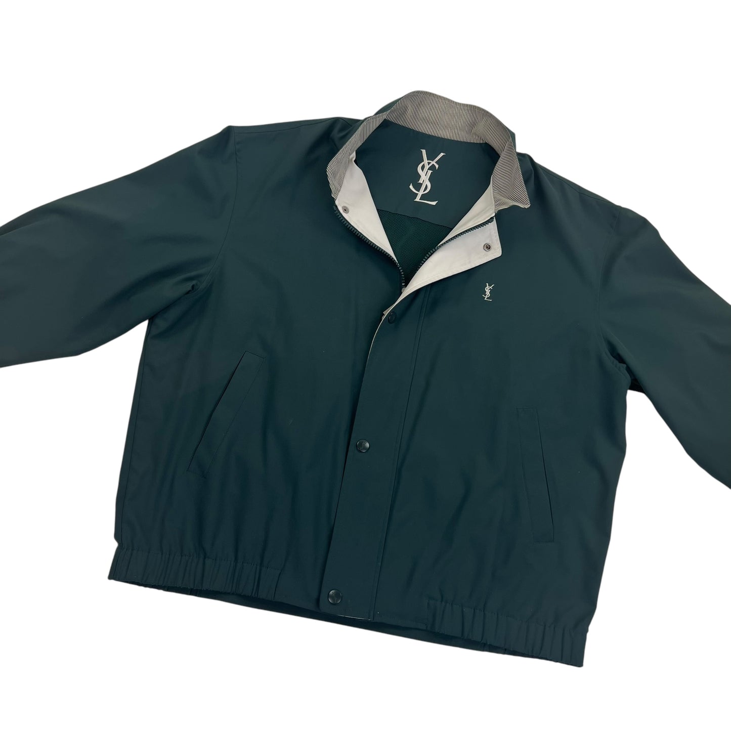 YSL Yves Saint Laurent Windbreaker Harrington Jacket - L