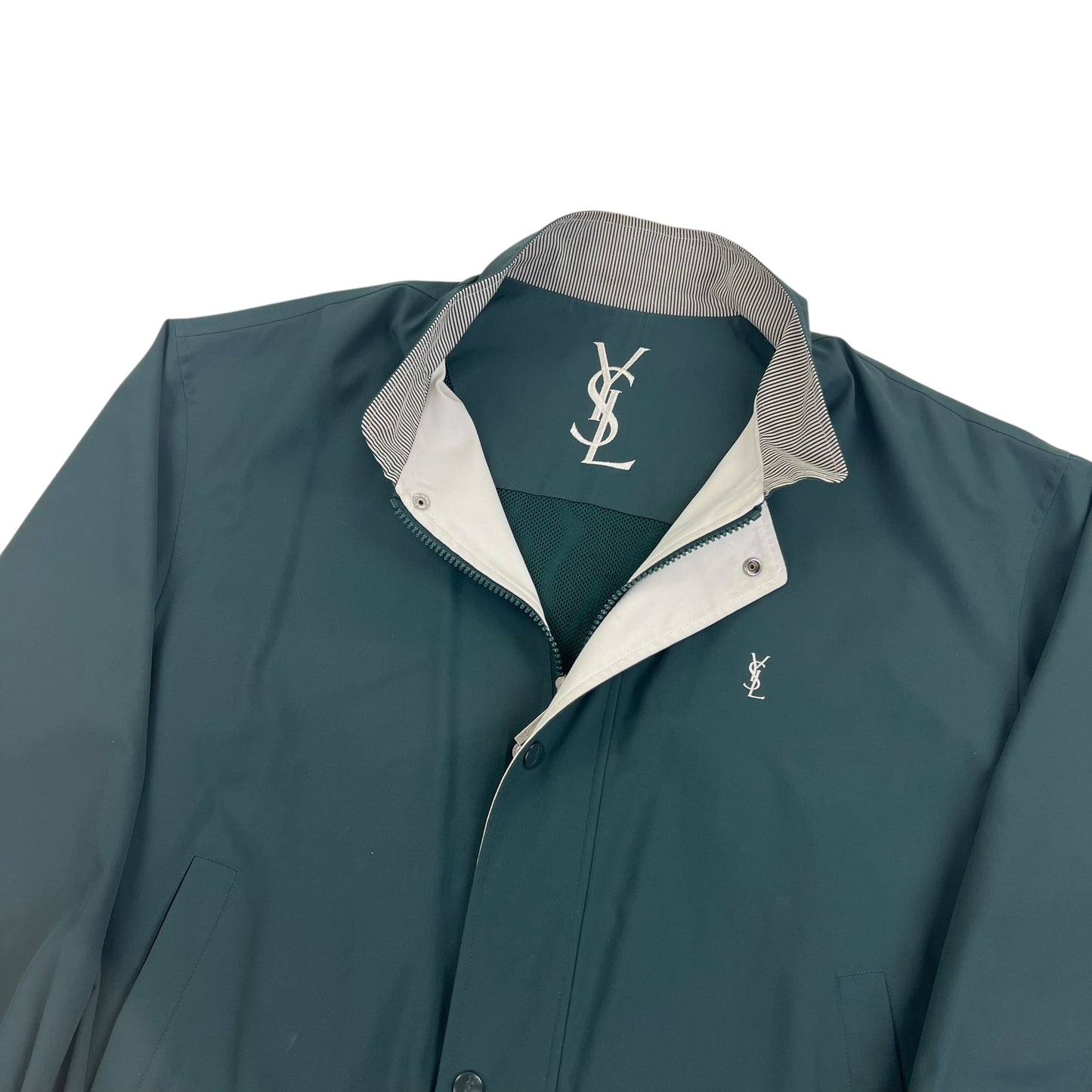 YSL Yves Saint Laurent Windbreaker Harrington Jacket - L