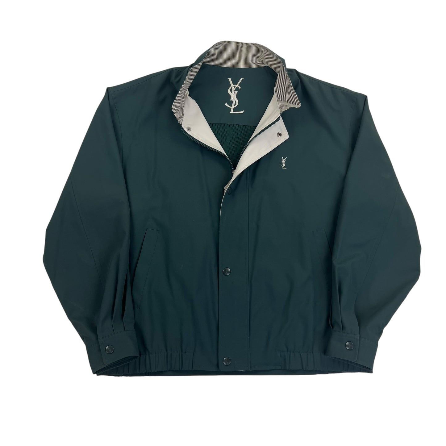 YSL Yves Saint Laurent Windbreaker Harrington Jacket - L