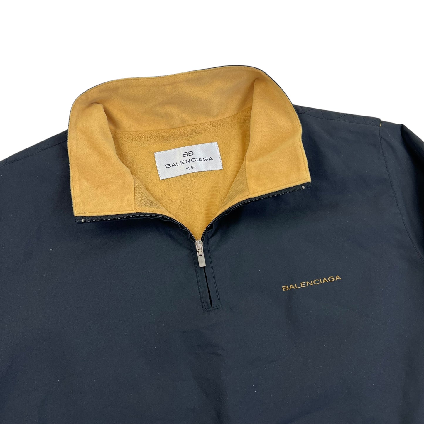 Balenciaga 1/4 Zip Windbreaker Pullover Jacket - M